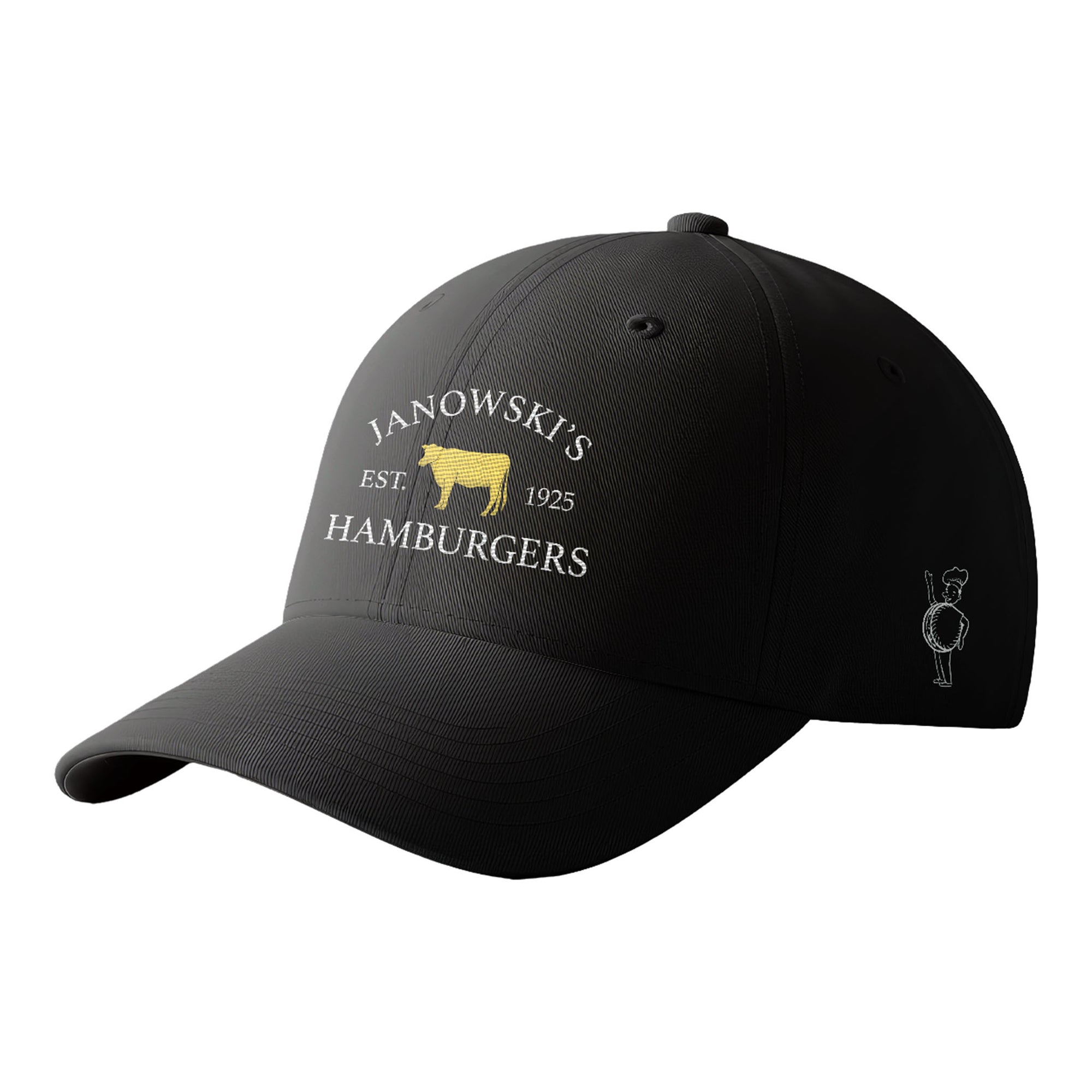 Janowski's Hamburgers Signature Hat Black