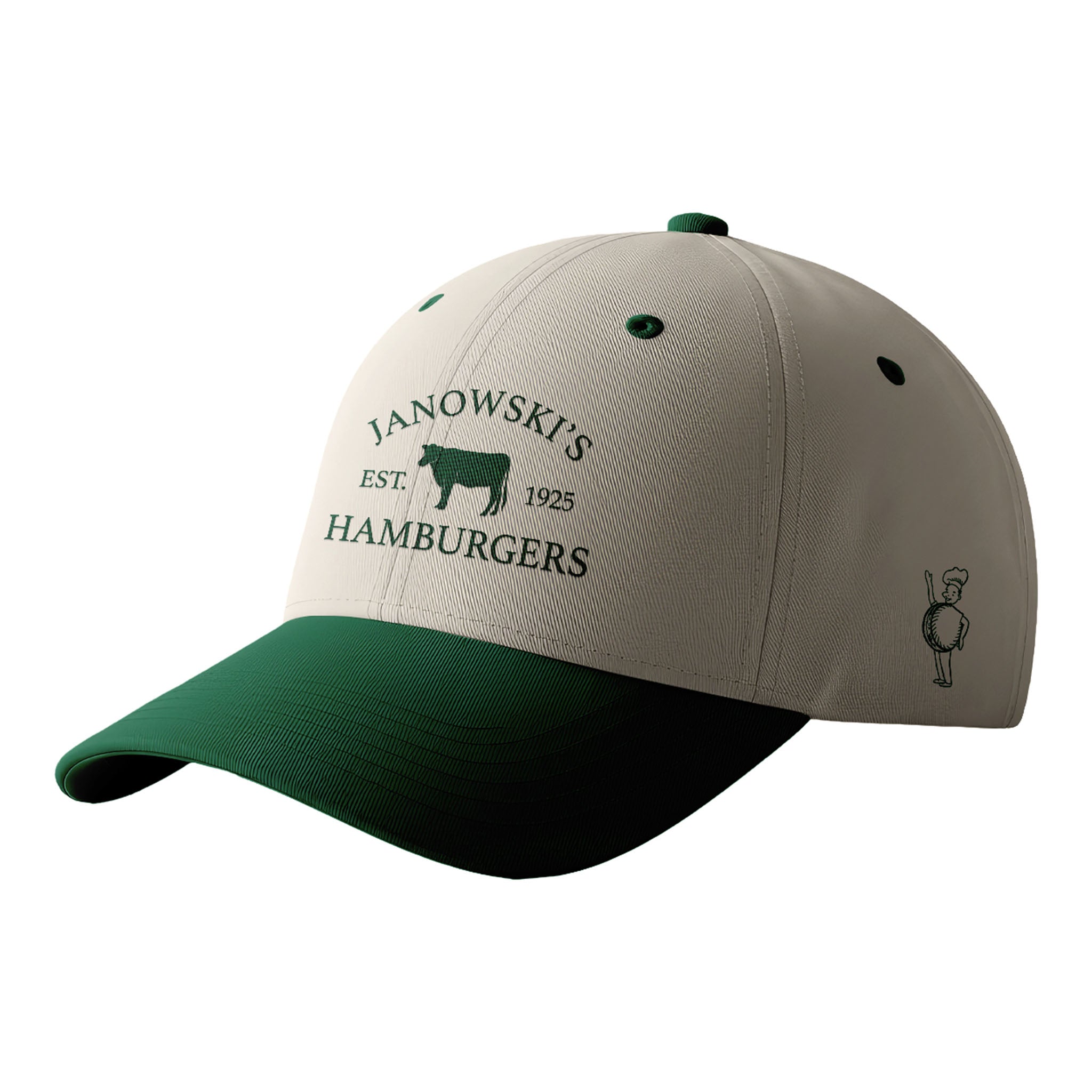 Janowski's Hamburgers Signature Hat Green