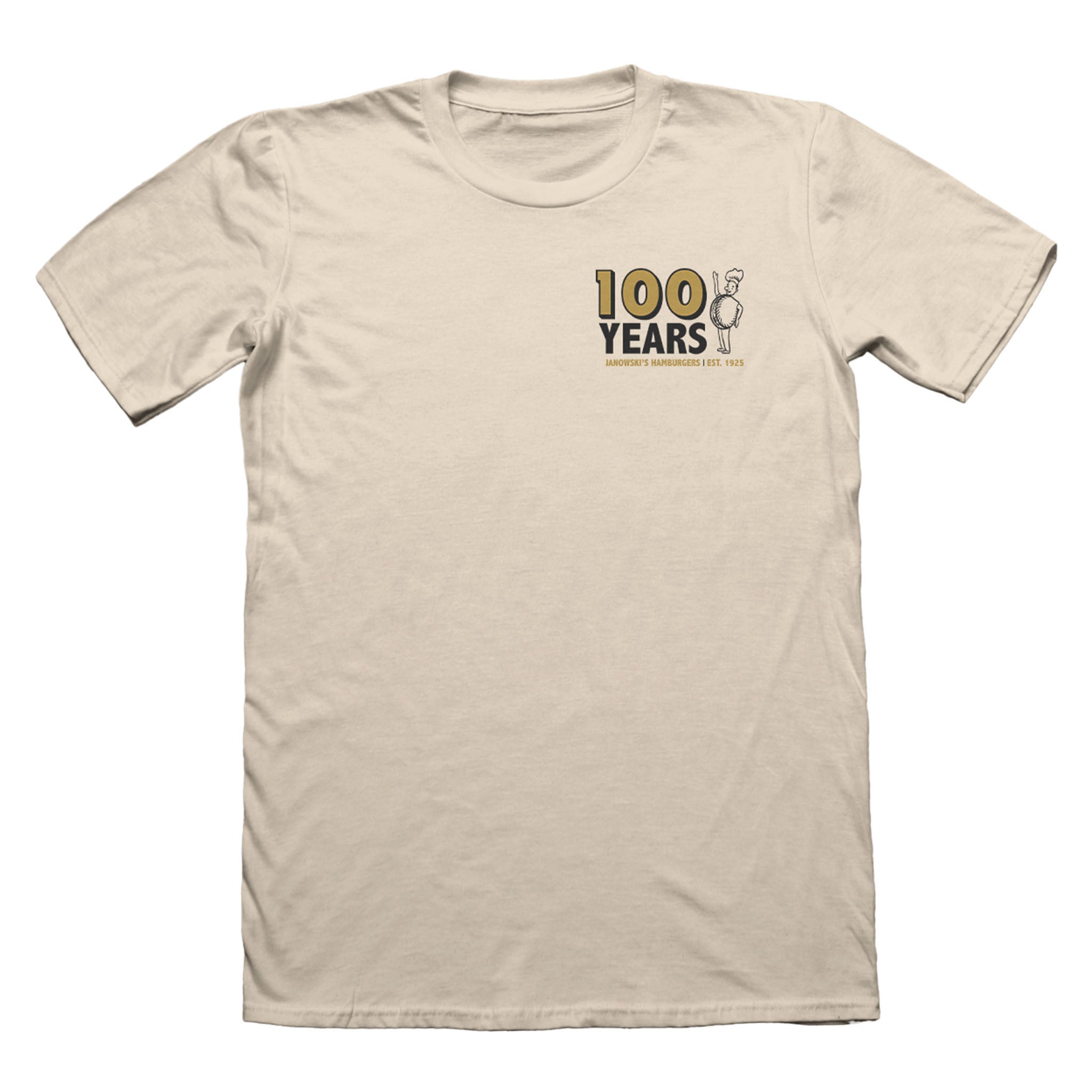 Janowski's Brick and Beef Short Sleeve Tee Front