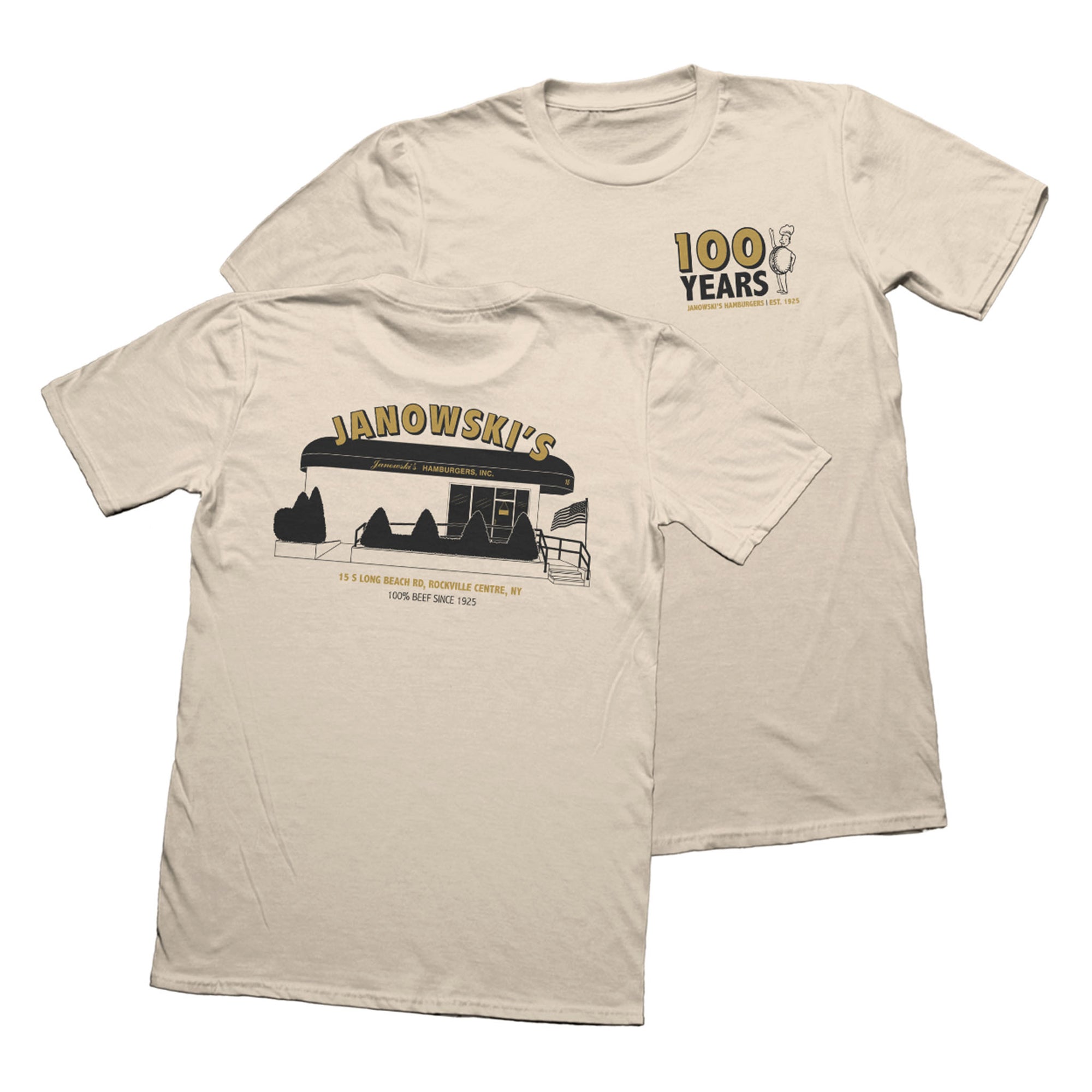 Janowski's Brick and Beef Short Sleeve Tee