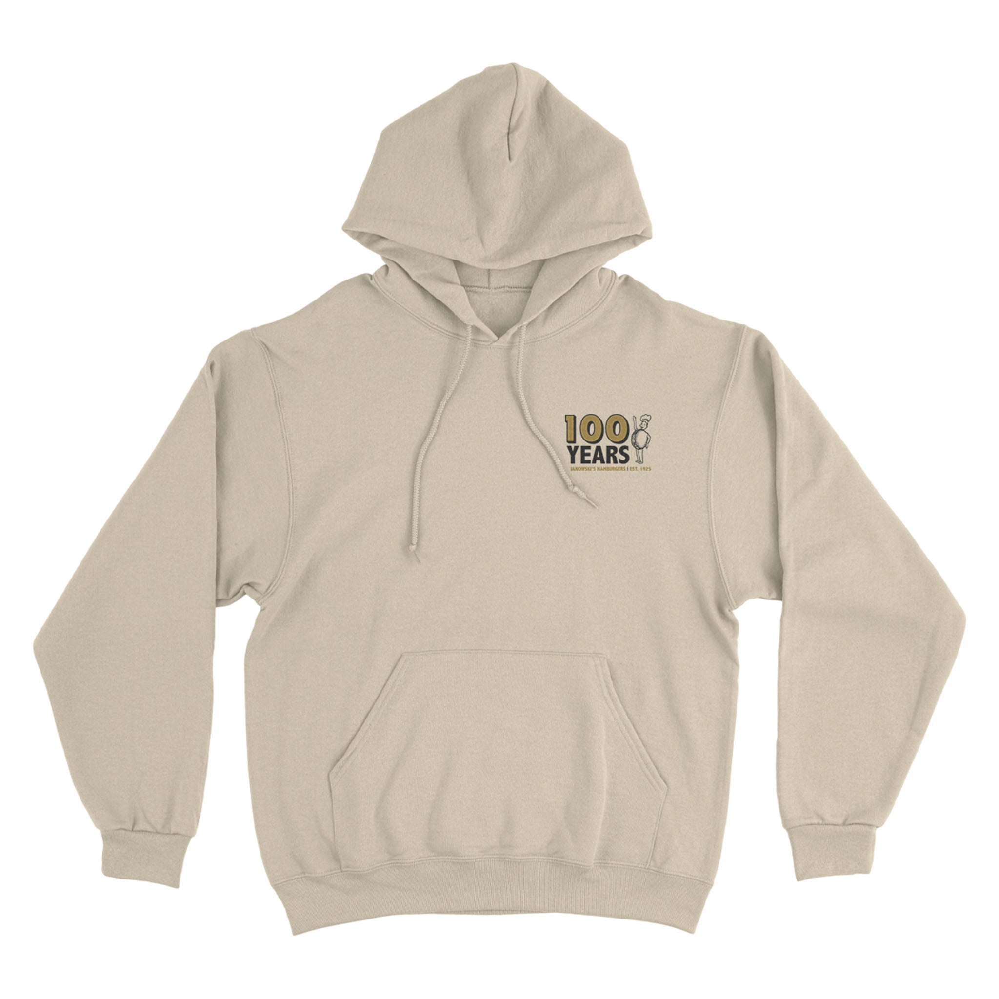 Janowski's Brick and Beef Hoodie Front